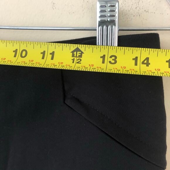 Anthropologie X Maeve High Rise Pull On Ultra Flare Pants Black Size US 8 - Picture 3 of 9